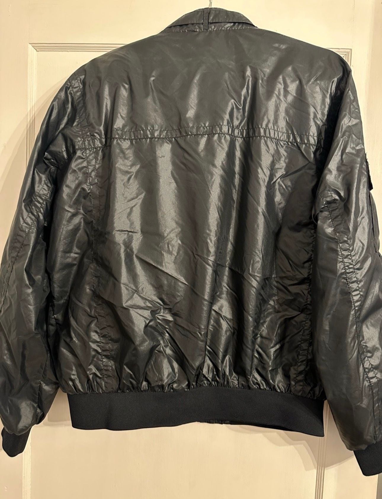 Vintage 80s Castrol GTX Racing Rockingham Dragway Winner Bomber Jacket XL 3
