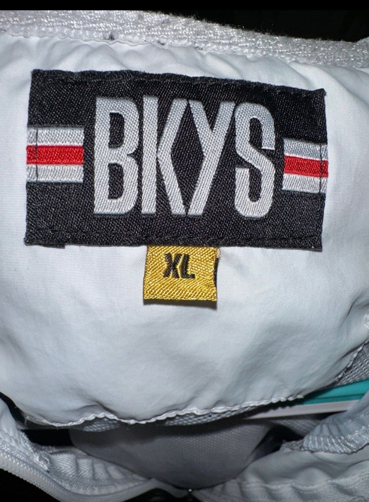 BKYS 360 Racing Windbreaker Hooded Full-Zip Jacket XL Black Red White 7