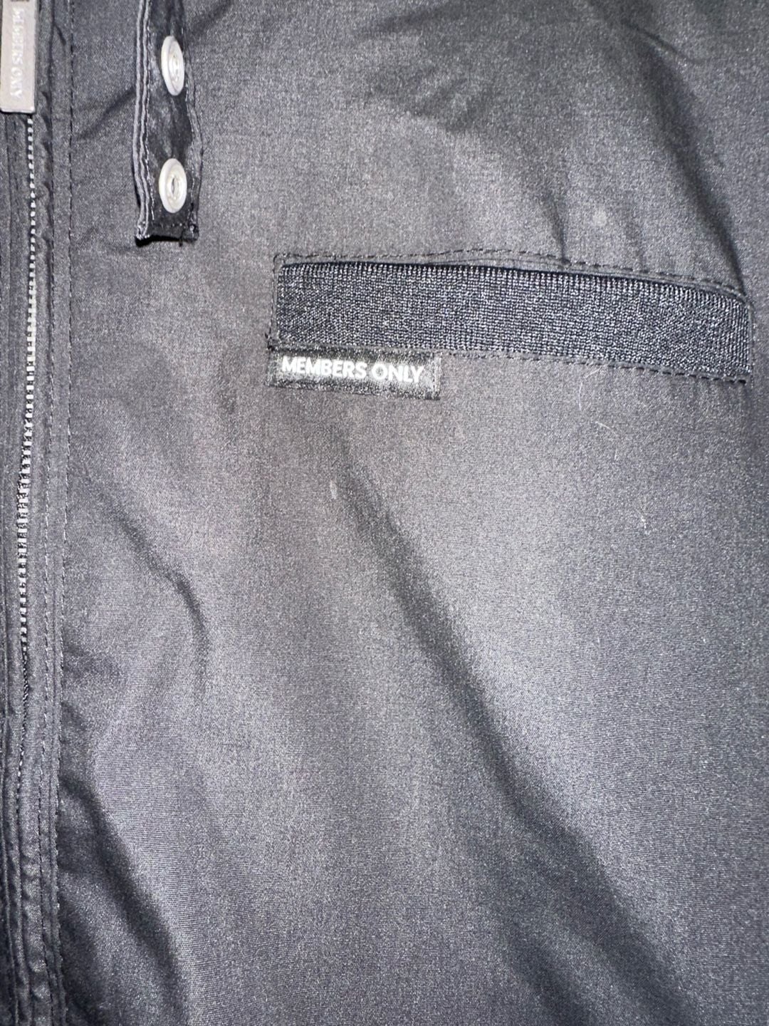 Members Only Black Classic Iconic Racer Jacket Size 3X 4