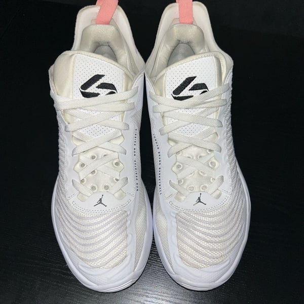 Jordan Luka 1 My Dawgs White Bleached Coral Black Basketball Shoes
