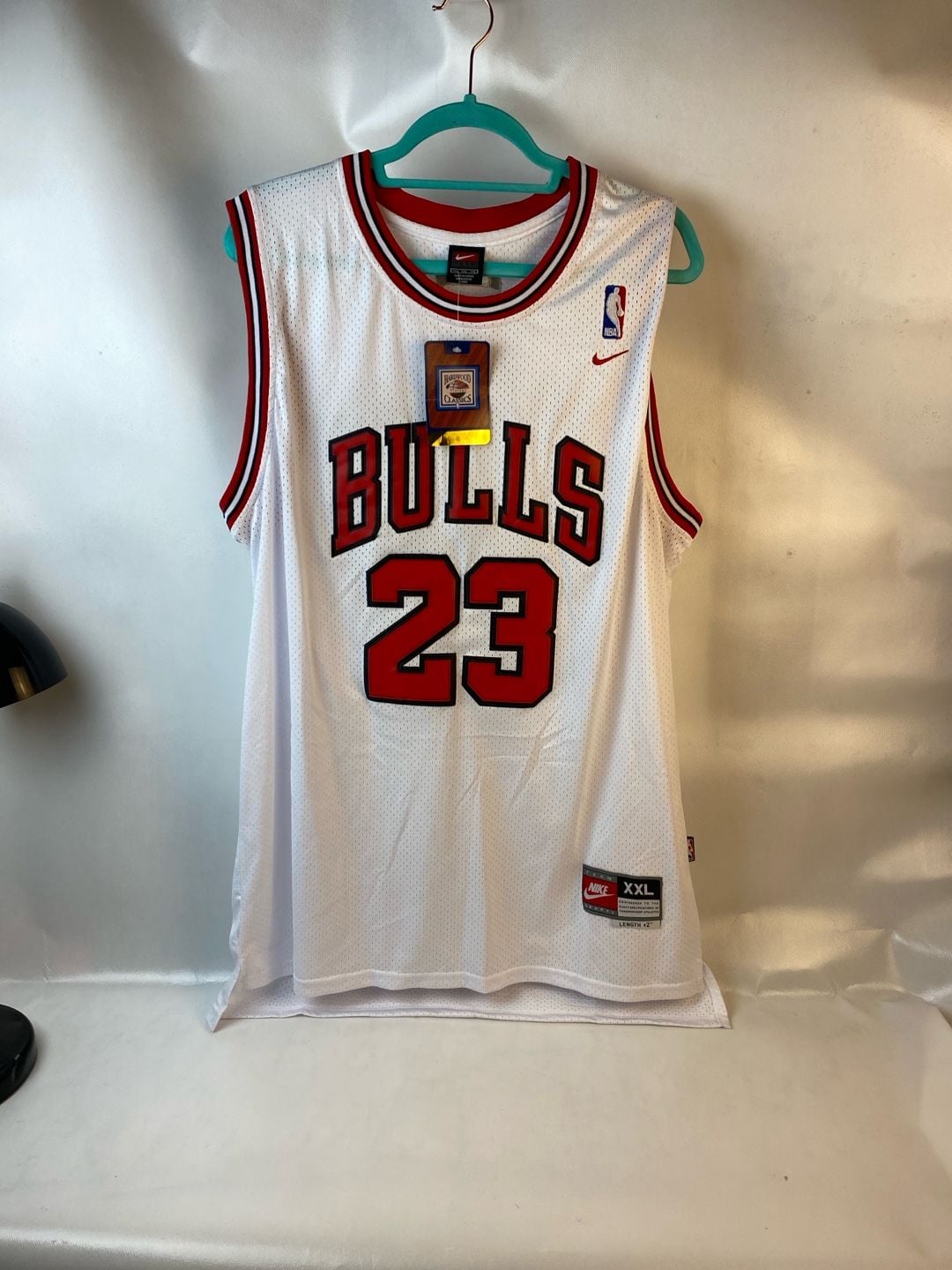 Vintage Michigan Jordan Chicago Bulls Nike Hardwood Classics Swingman Jersey Size XXL 2