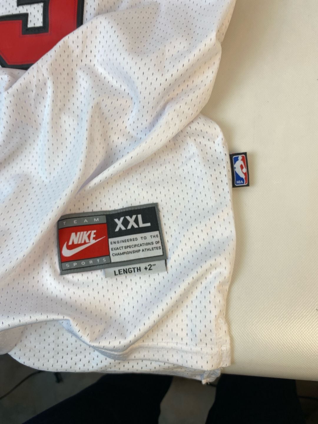 Vintage Michigan Jordan Chicago Bulls Nike Hardwood Classics Swingman Jersey Size XXL 5