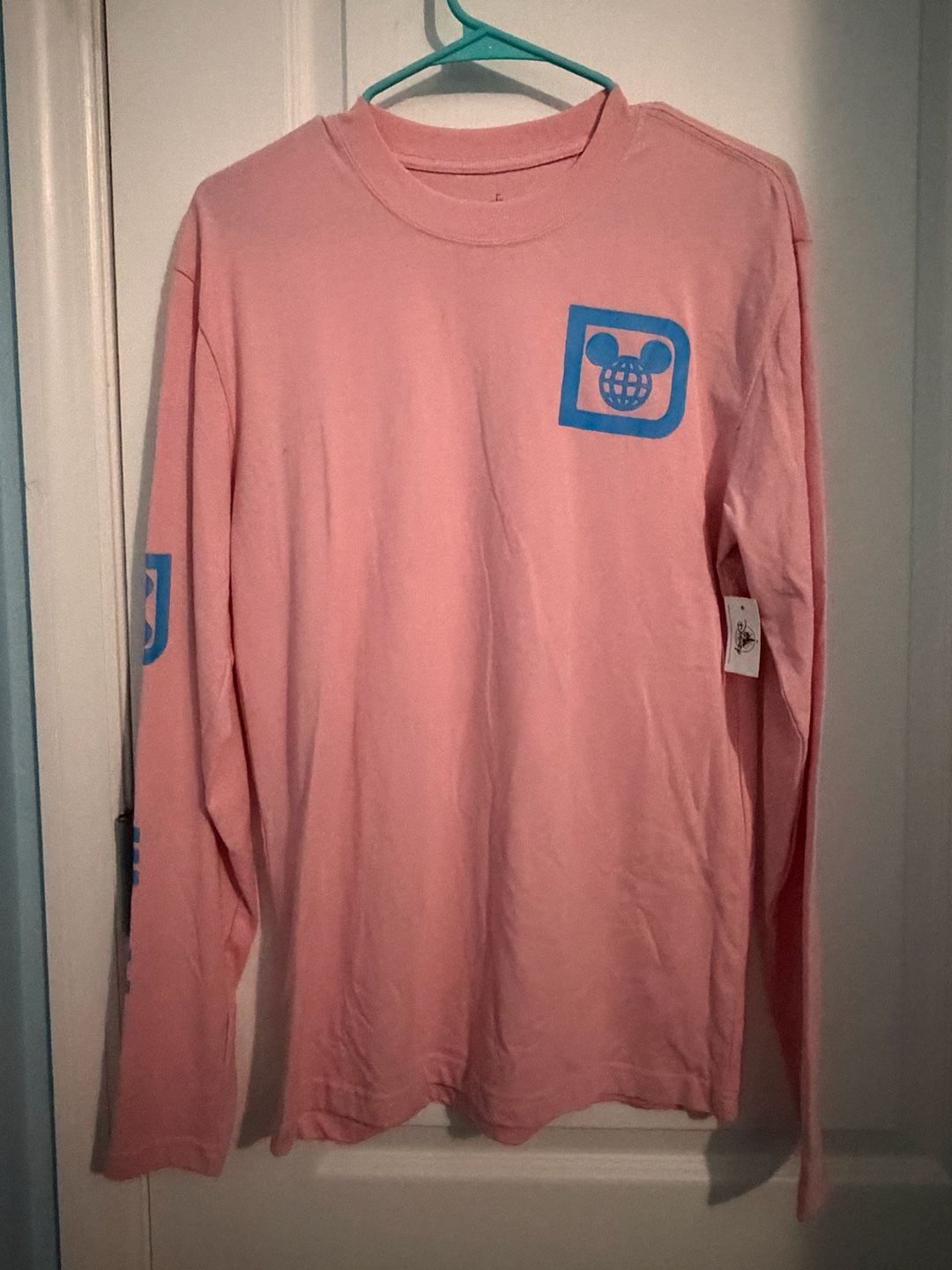 Walt Disney World Mickey Mouse Pink Long Sleeve T-Shirt 2