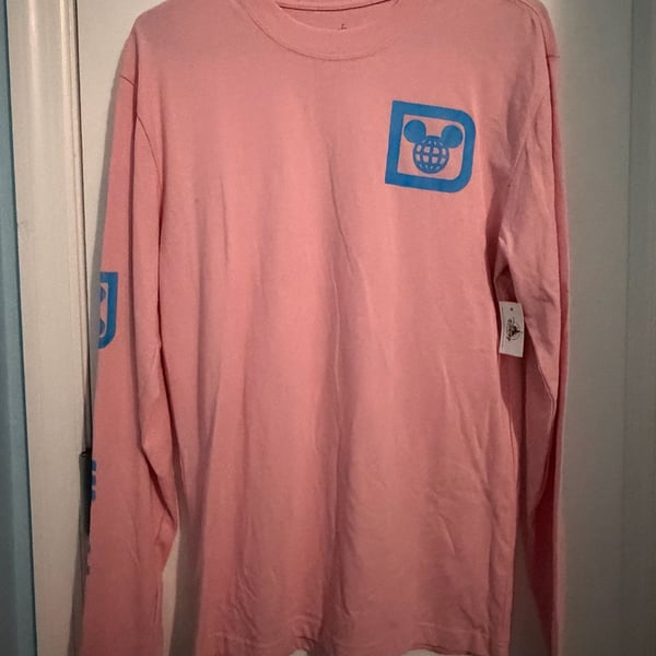 Walt Disney World Mickey Mouse Pink Long Sleeve T-Shirt