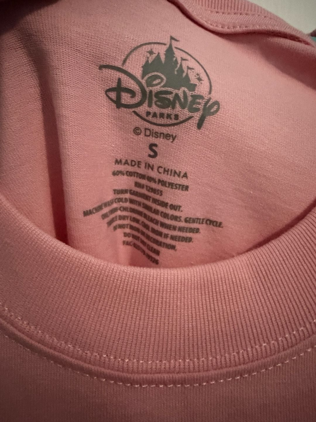 Walt Disney World Mickey Mouse Pink Long Sleeve T-Shirt 3