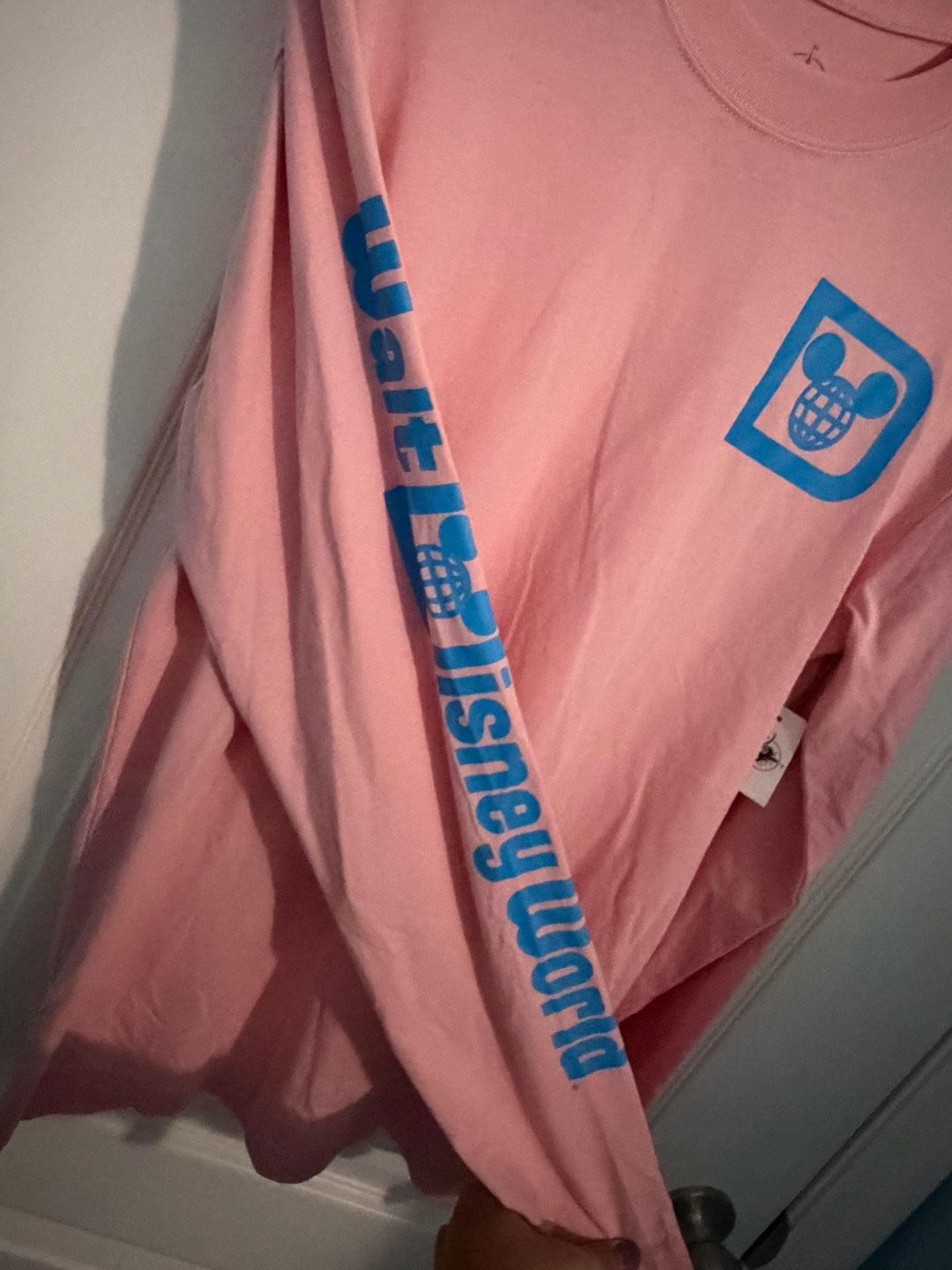 Walt Disney World Mickey Mouse Pink Long Sleeve T-Shirt 4
