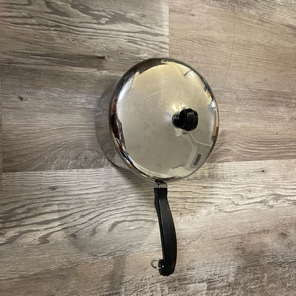 Vintage Revere Ware 1801 Stainless Steel Saucepan with Lid