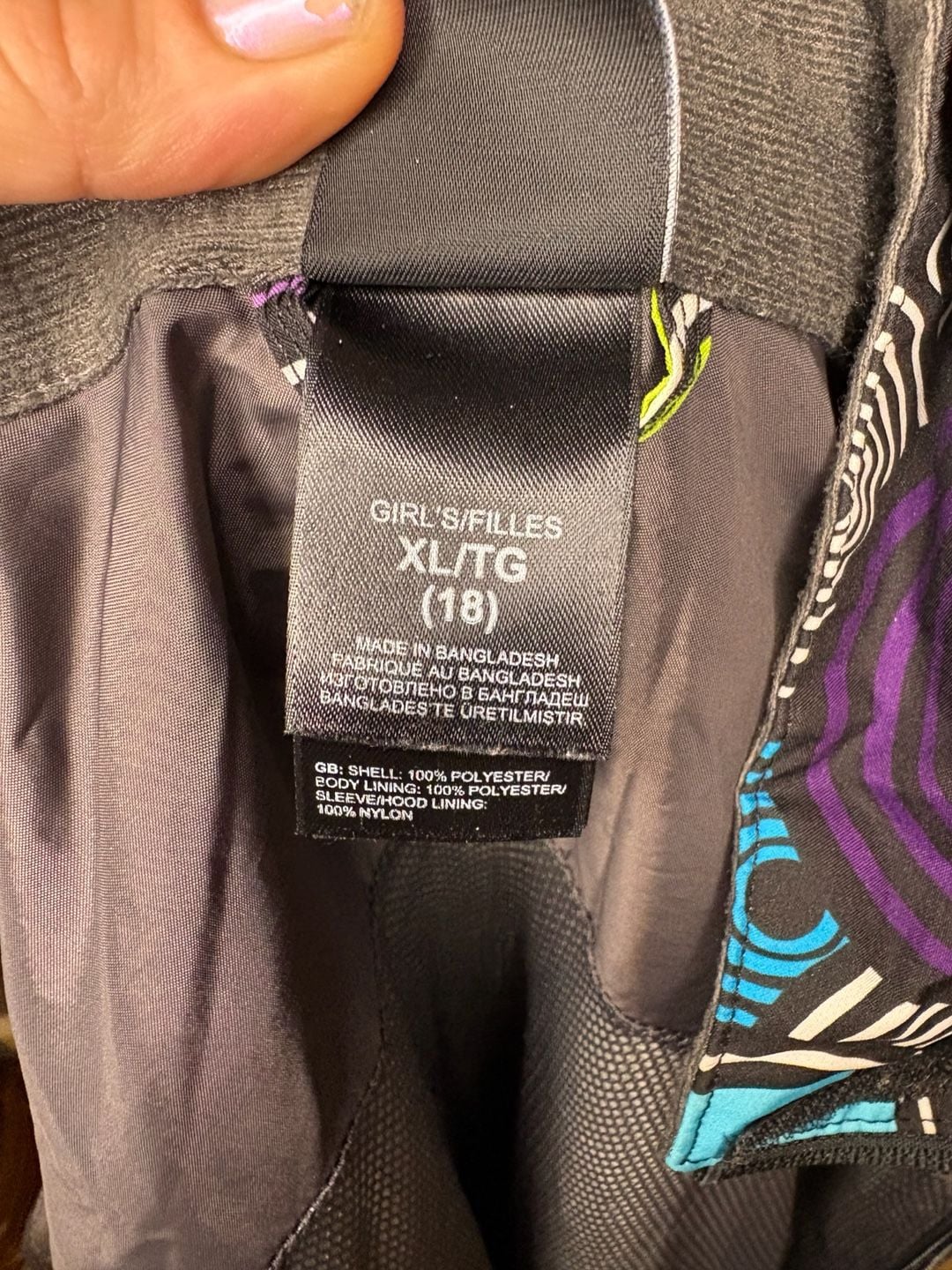 The North Face Hyvent Heetseeker Hooded Rain Jacket Girls XL 18 7