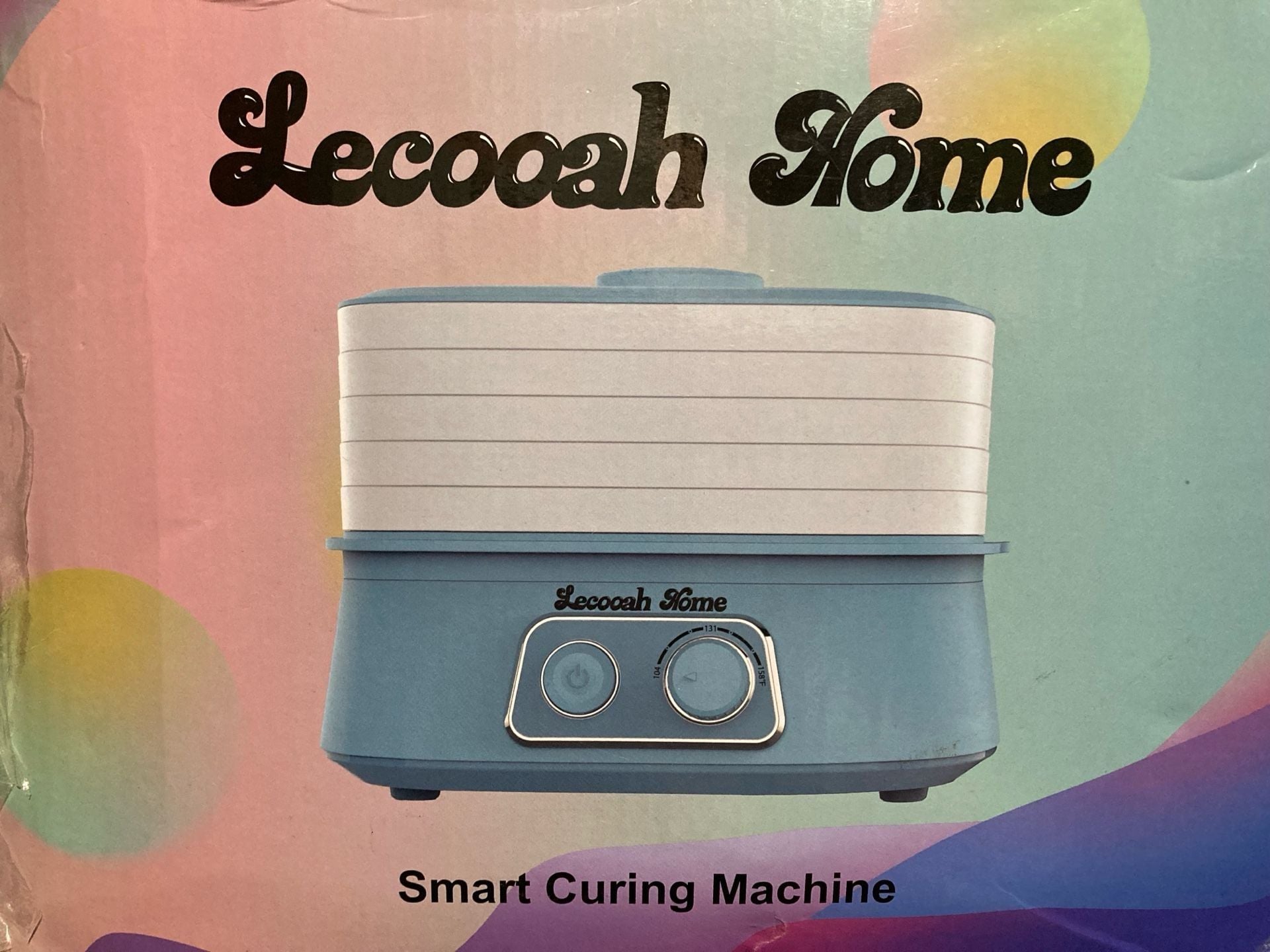 LECOOAH Home Smart Resin Curing Machine - Blue GGJ-230 - 5 Stackable Trays 1