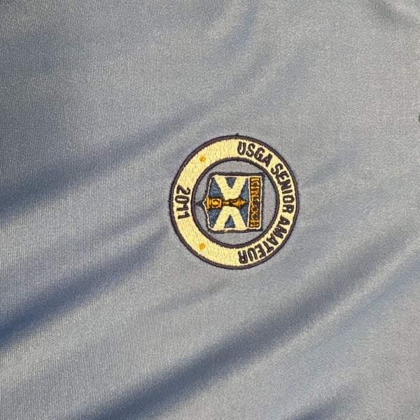 Peter Millar Summer Comfort 2011 USGA Senior Amateur Kinloch Golf Polo Shirt XL