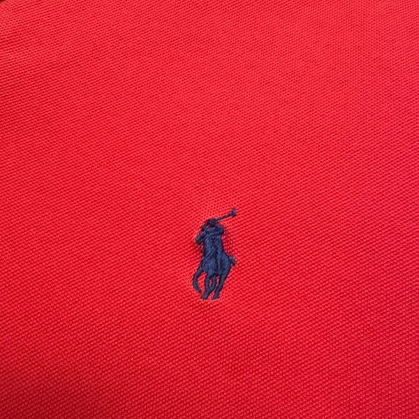 Polo Ralph Lauren Men's Custom Fit Pima Stretch Mesh Polo Shirt Red Size L