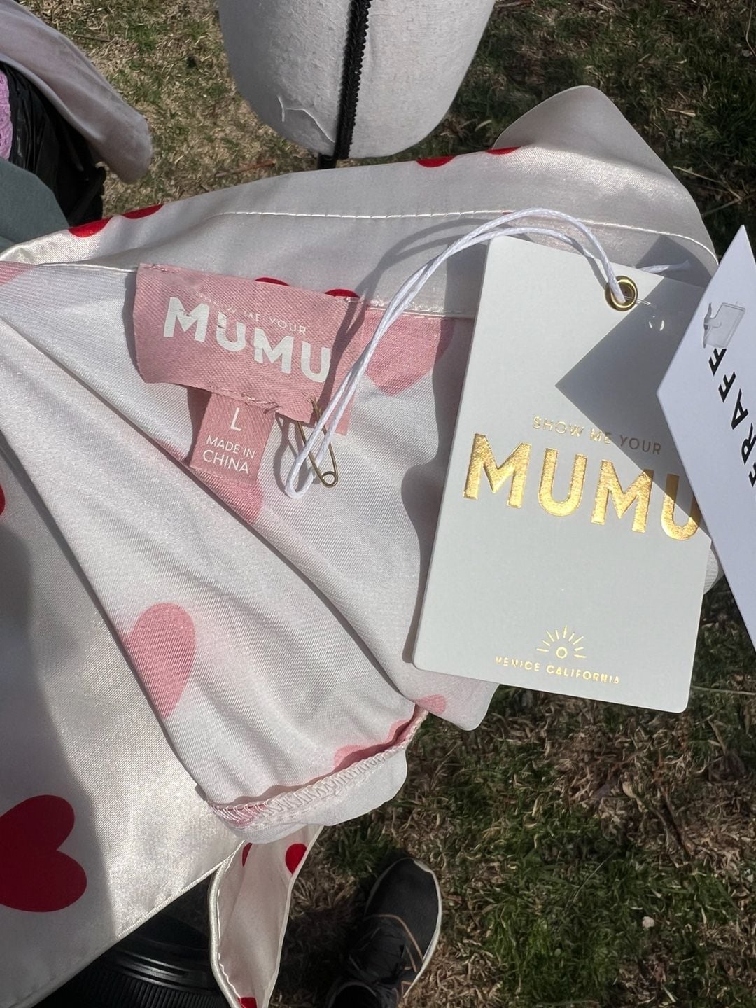 Show Me Your Mumu Classic PJ Pajama Set in Heart Print Satin 2