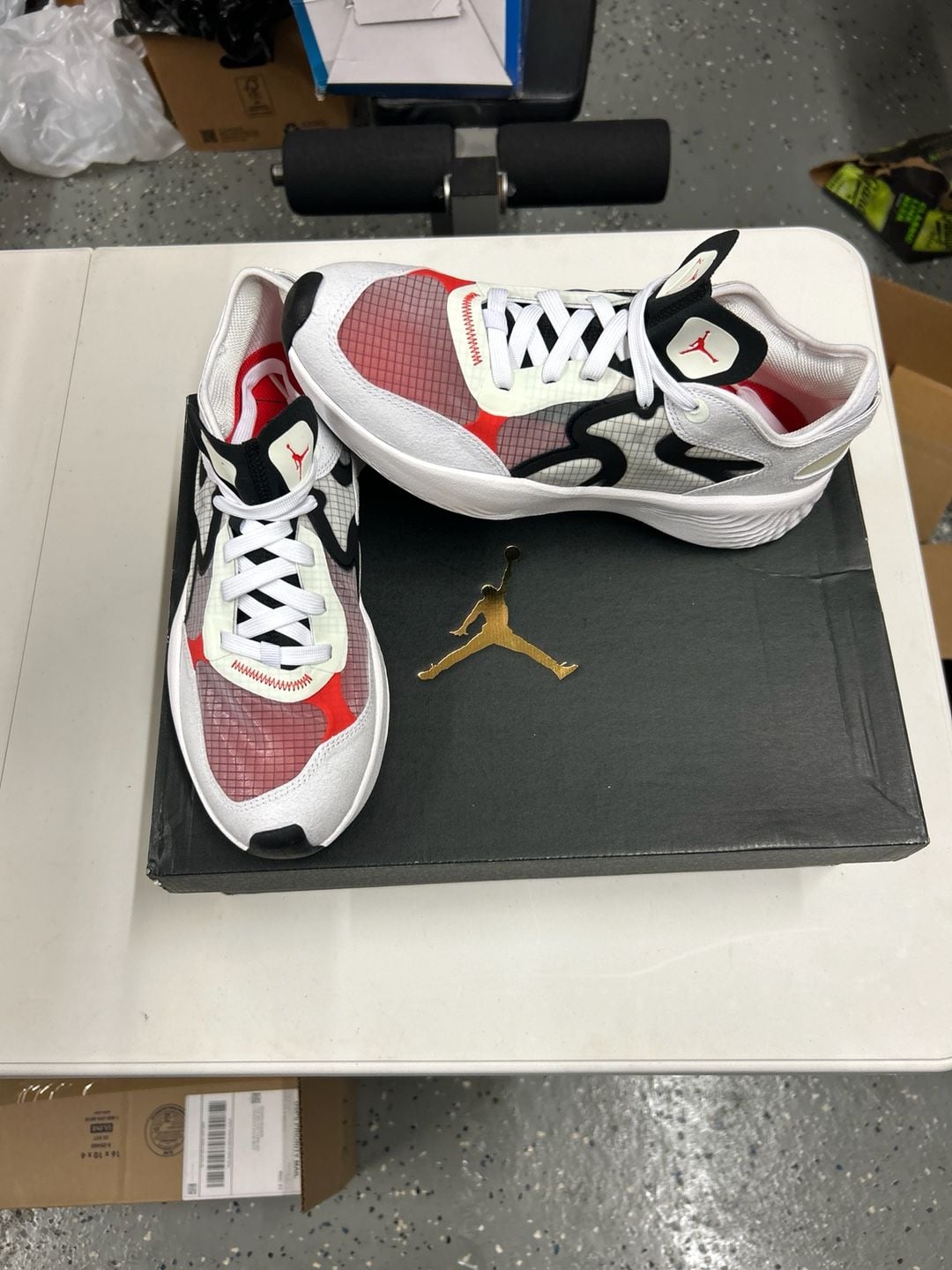 Jordan Delta 3 Low White Chile Red DN2647-160 2