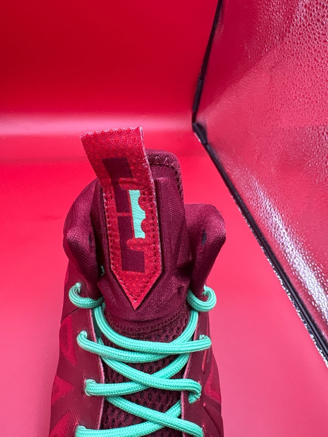 Nike LeBron X Christmas 541100-600 Size 9.5 9