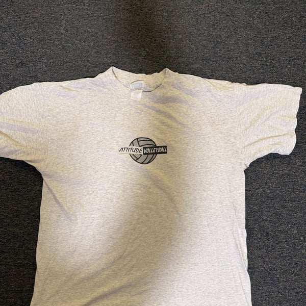 Vintage 1994 Attitude Volleyball I Like Mine Spiked Graphic T-Shirt