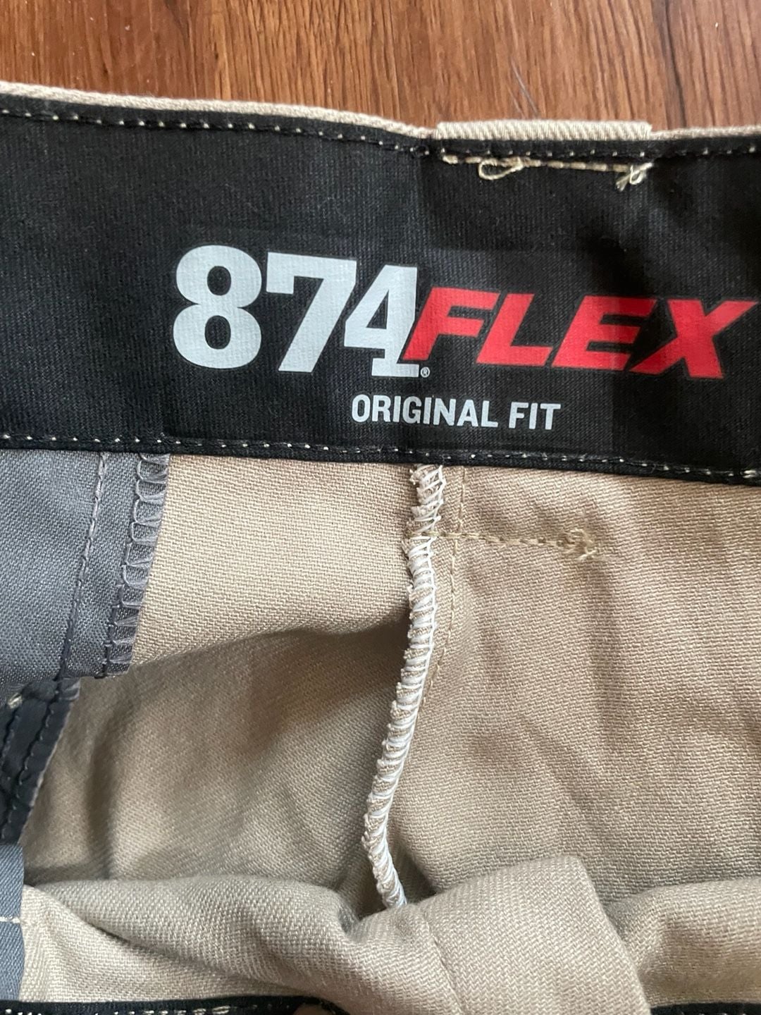 Dickies 874 Flex Original Fit Khaki Work Pants 30x32 4