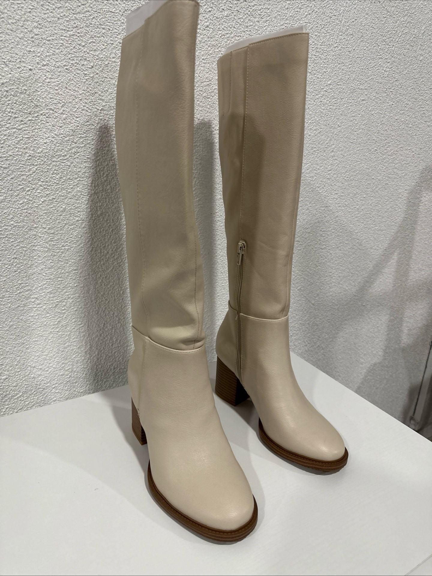 ZODIAC Women's Riona Block Heel Tall Boot Birch 5 | Knee-High 3