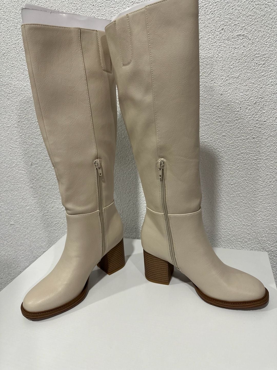 ZODIAC Women's Riona Block Heel Tall Boot Birch 5 | Knee-High 5