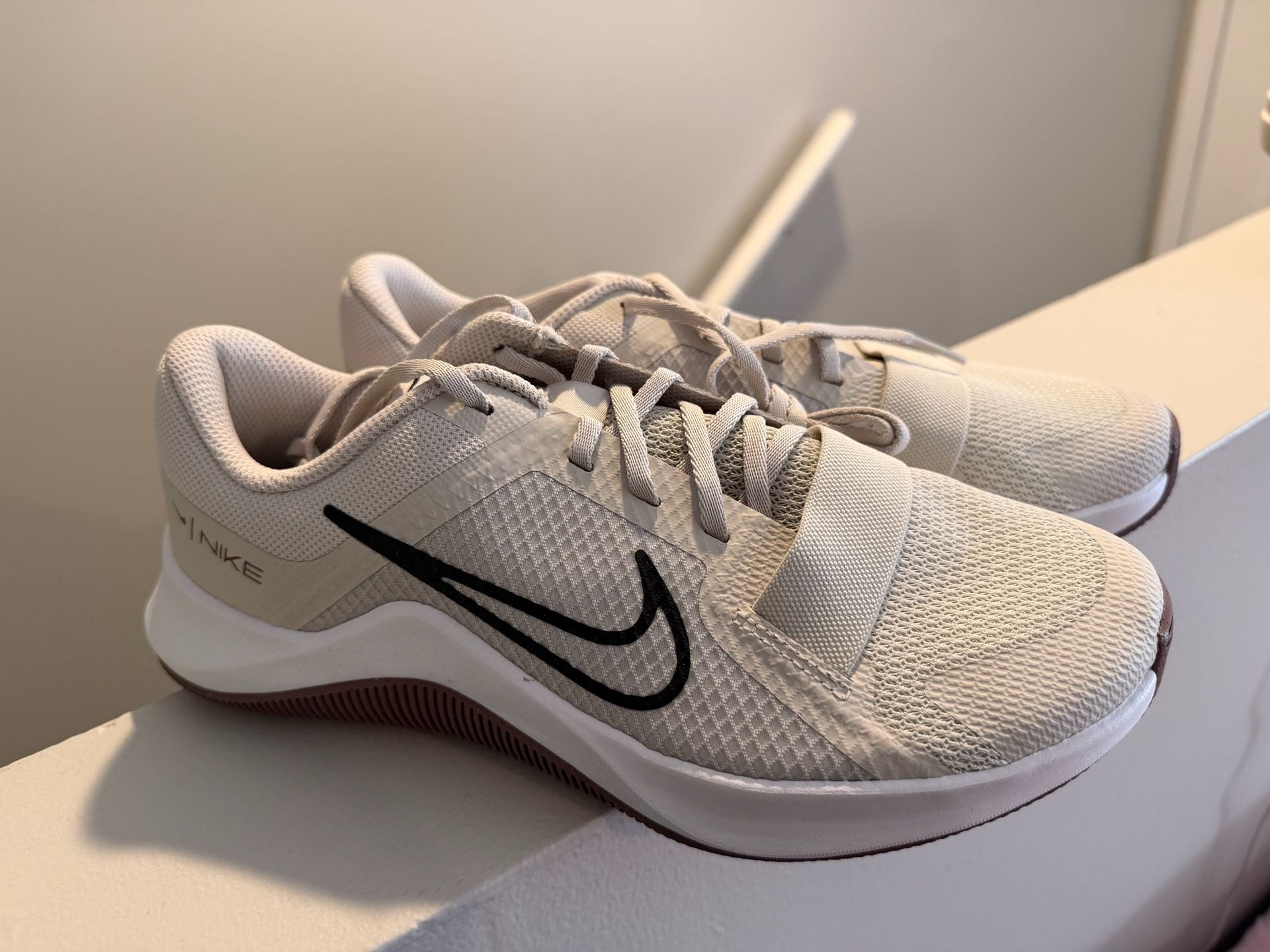Nike Women's MC Trainer 2 Workout Shoes in Sail Sanddrift 1