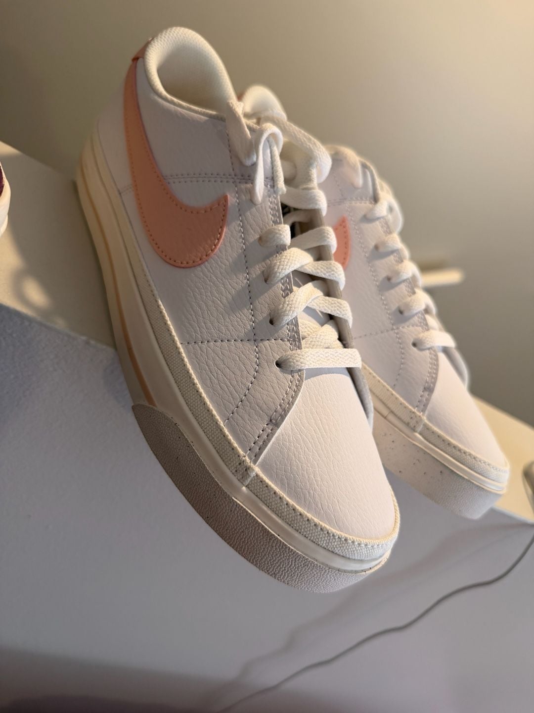 Nike Court Legacy Next Nature Women's Shoes - White/Rose Whisper 1