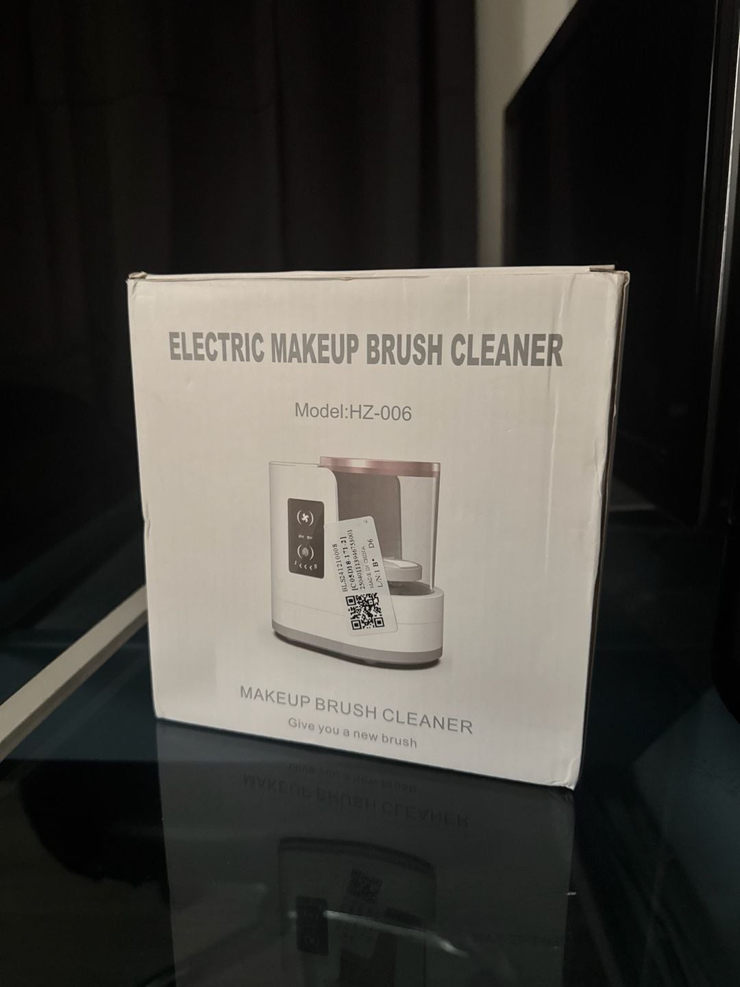Electric Makeup Brush Cleaner Machine Model HZ-006 - Automatic USB Powered Cleaning and Drying Tool 1