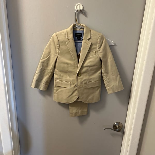 Crewcuts by J.Crew Boys Ludlow Suit Jacket and Trousers in Chino