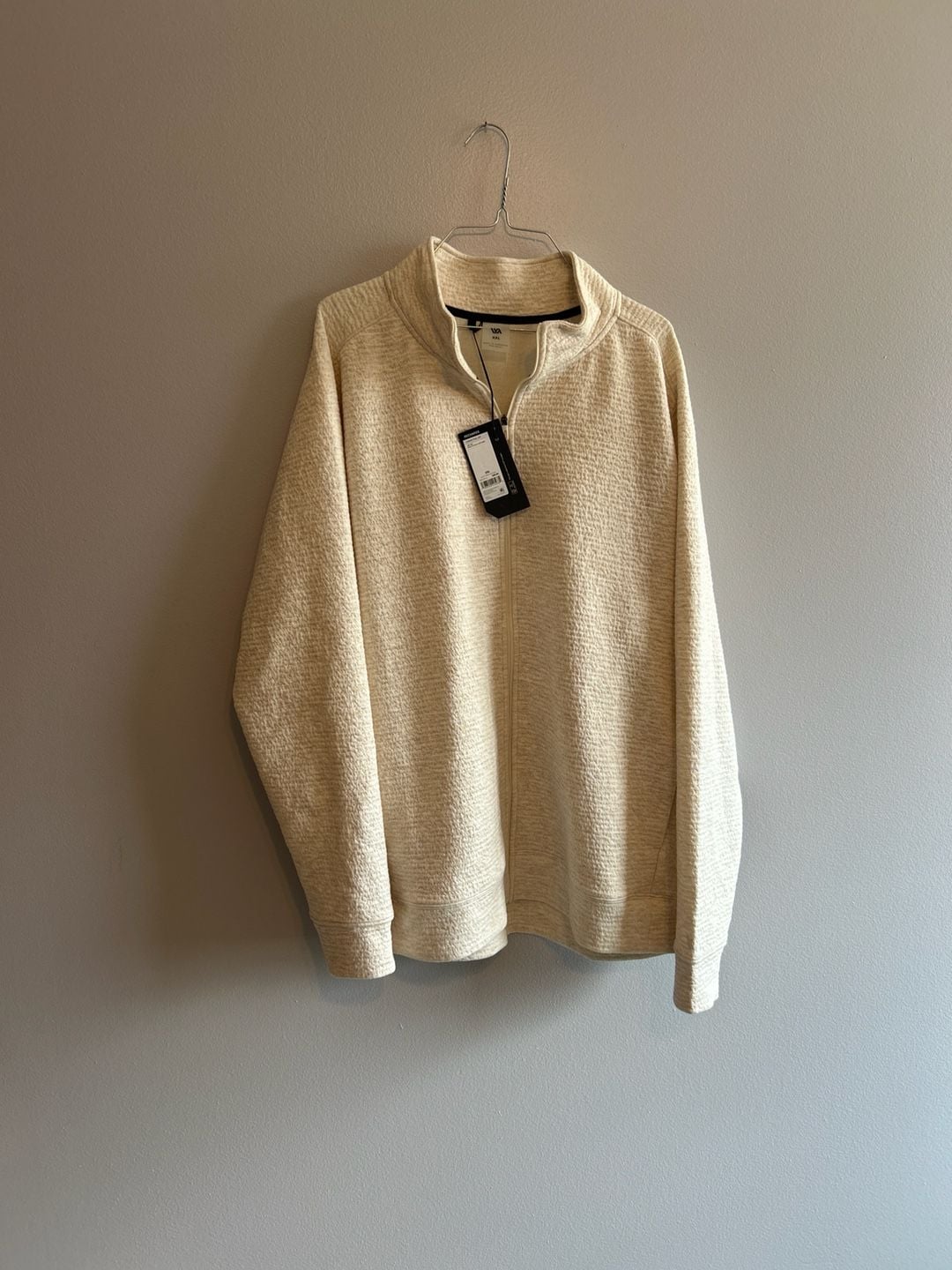 VRST Recharge Lunar Full Zip Jacket Light Sand Heather XXL 2