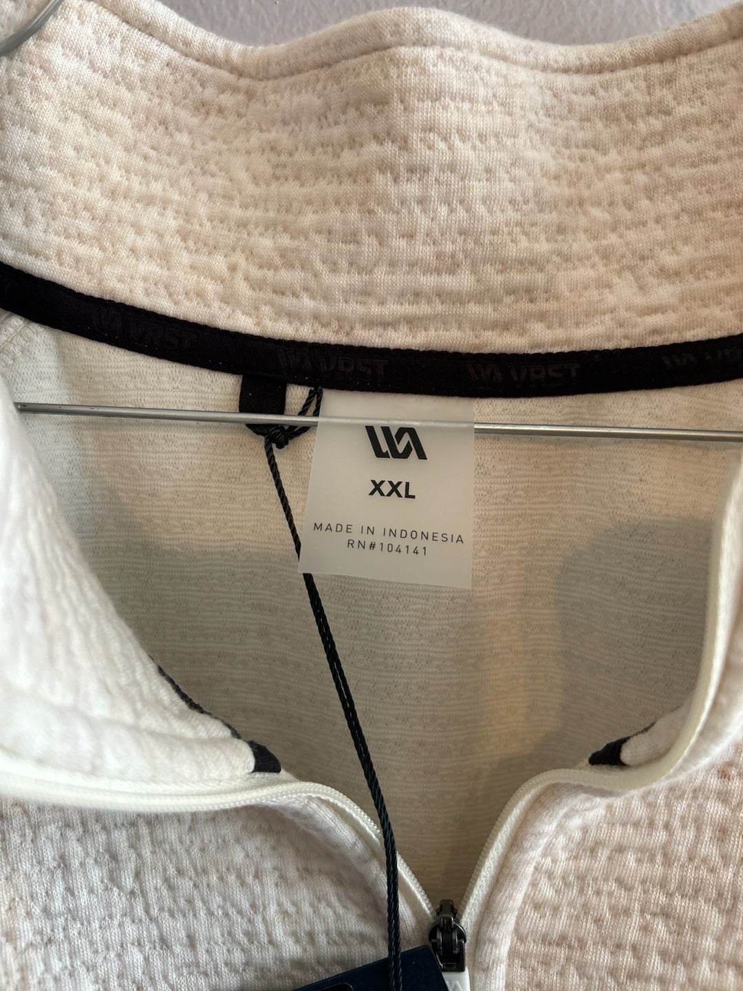 VRST Recharge Lunar Full Zip Jacket Light Sand Heather XXL 4