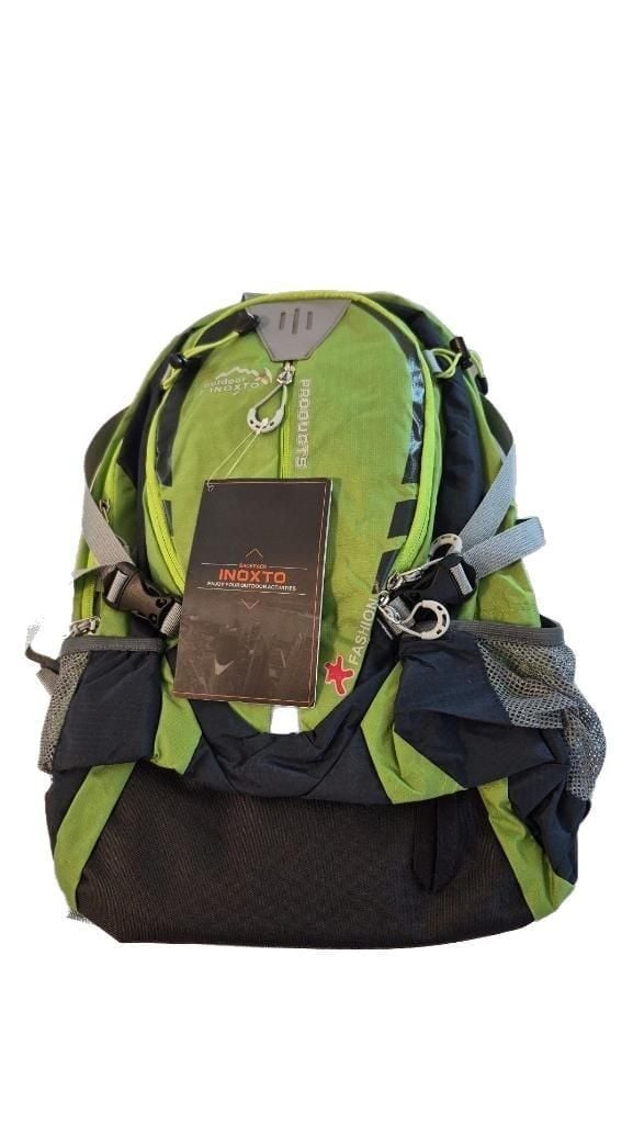 INOXTO Small Hiking Backpack with 2L Water Bladder and Large, Green 2
