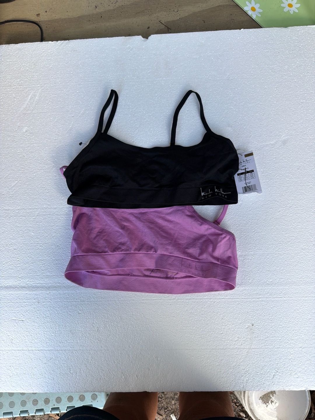 Nicole Miller New York Girls 2-Pack Seamless Comfort Bralettes, Size Large 1