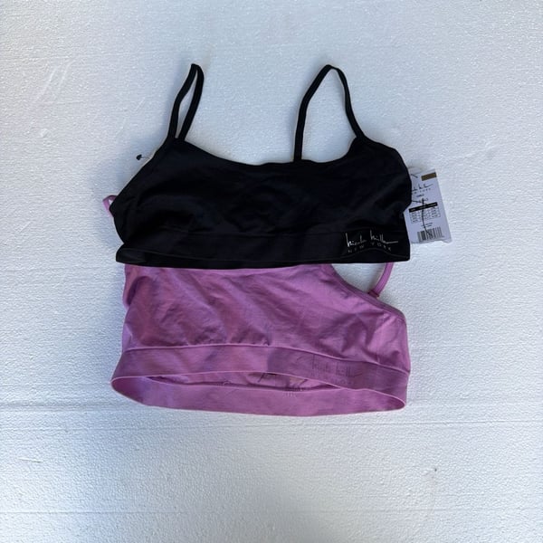 Nicole Miller New York Girls 2-Pack Seamless Comfort Bralettes, Size Large