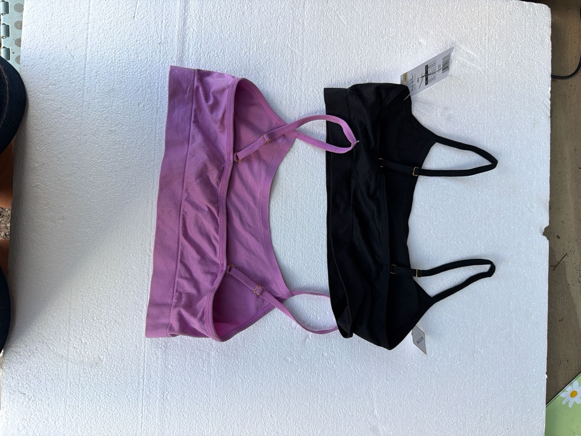 Nicole Miller New York Girls 2-Pack Seamless Comfort Bralettes, Size Large 7