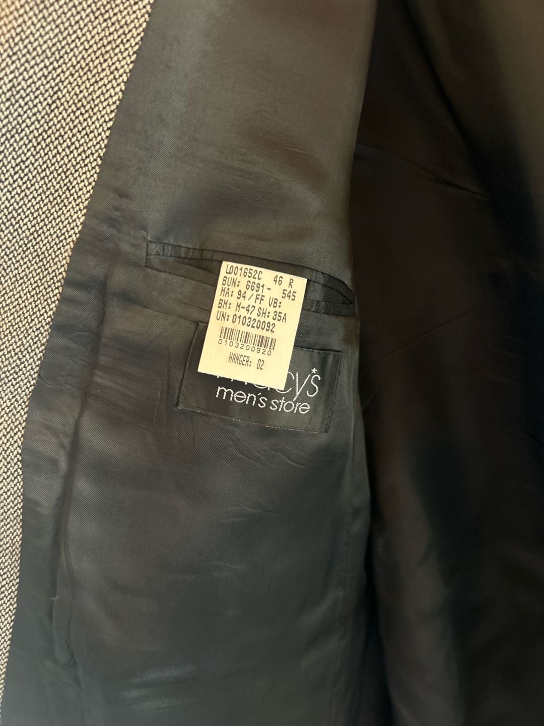 Vintage Chaps Ralph Lauren Pure New Wool Herringbone Sport Coat Blazer 46R 5