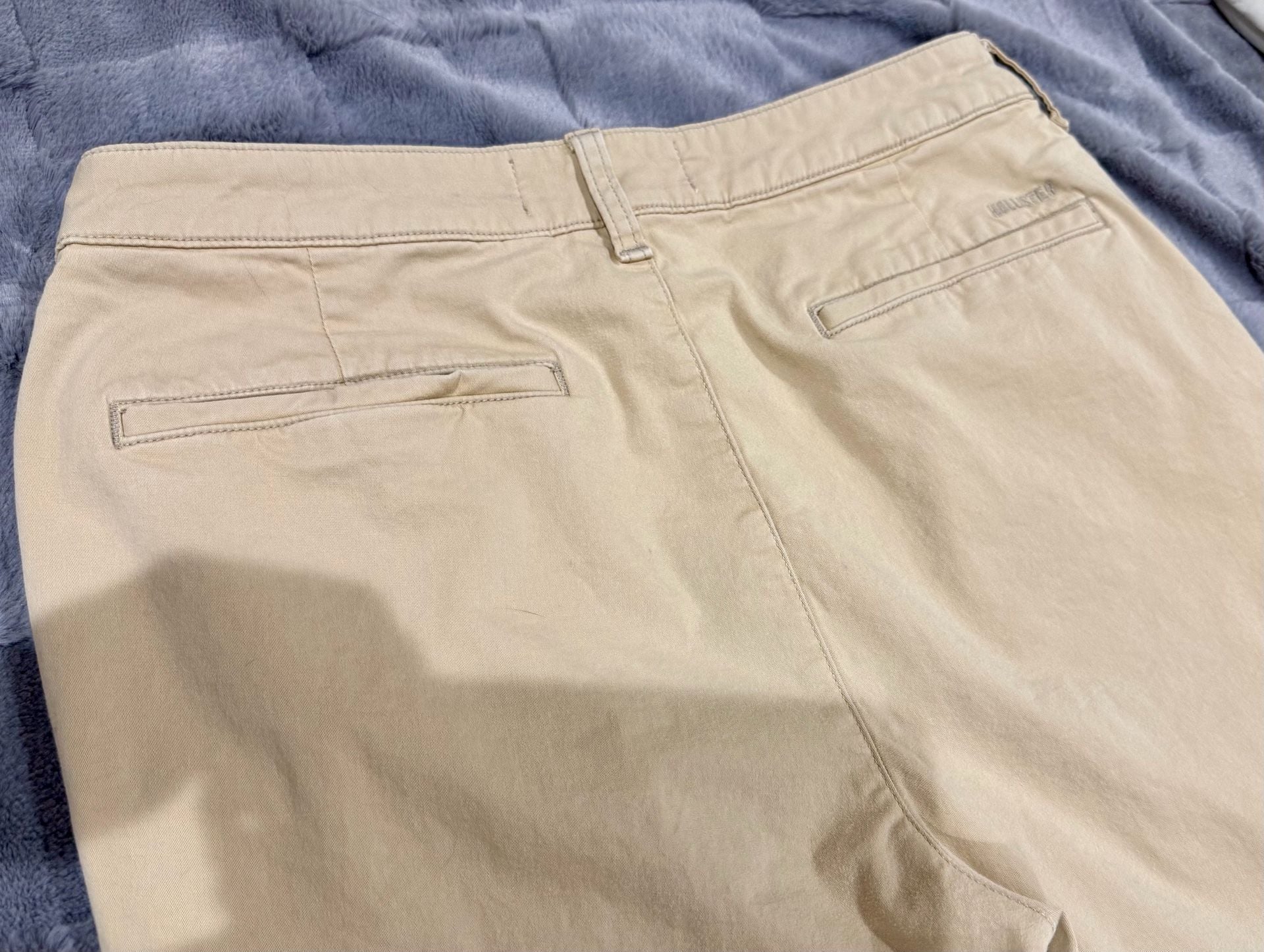 Hollister Men's Khaki Slim Straight Chino Pants W32 L34 5