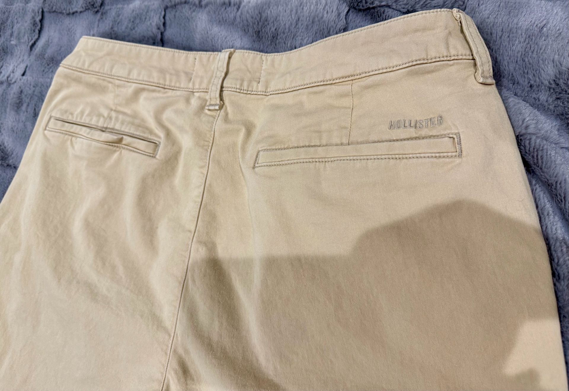 Hollister Men's Khaki Slim Straight Chino Pants W32 L34 7