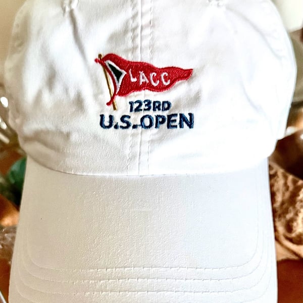 Ahead 123rd U.S. Open LACC USGA Member Lightweight Golf Hat White