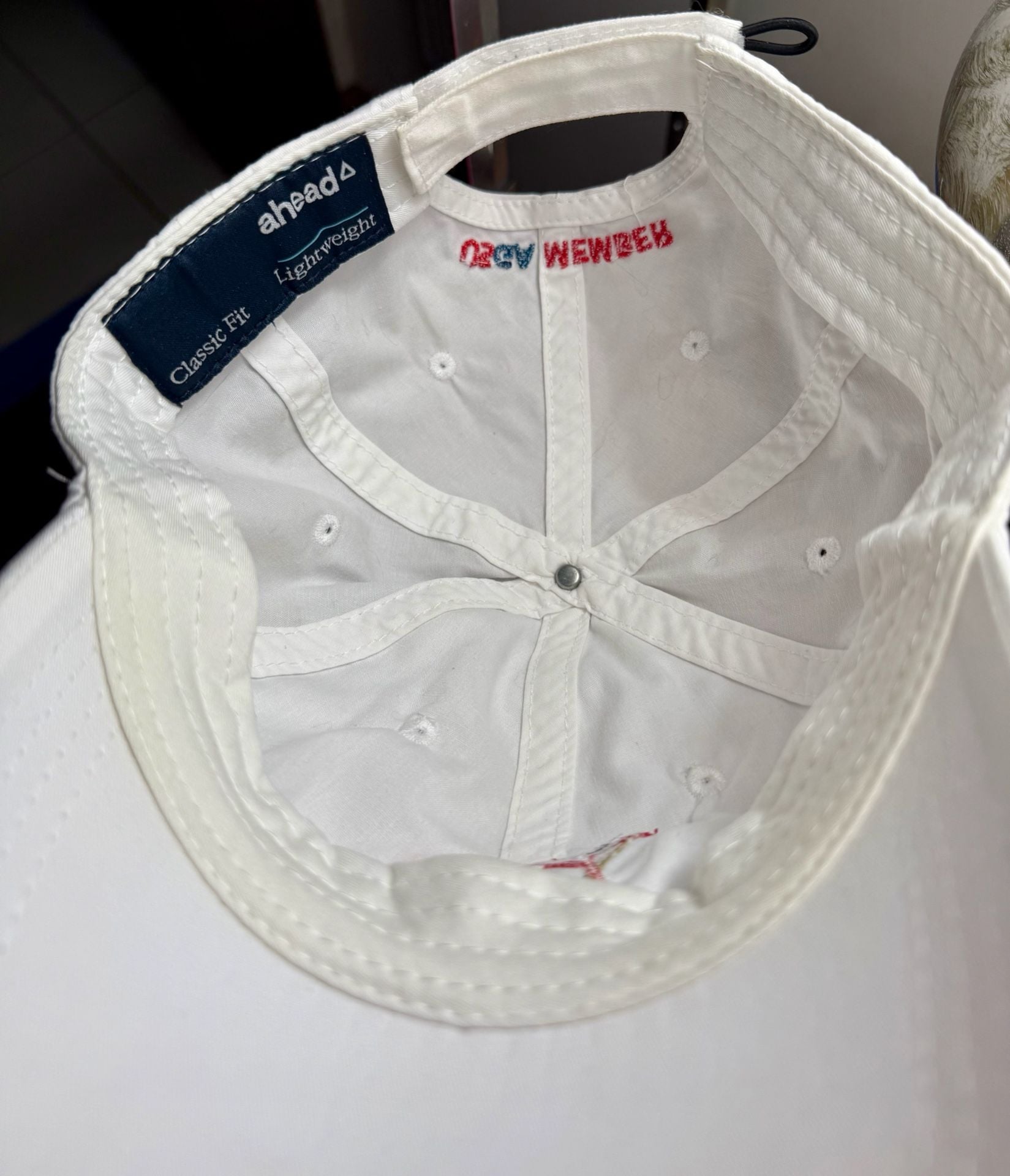 Ahead 123rd U.S. Open LACC USGA Member Lightweight Golf Hat White 9