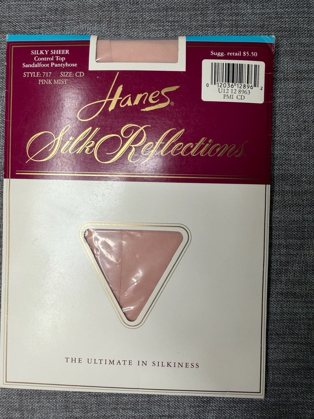Lot of 3 | Vintage VTG Hanes Silk Reflections Pantyhose | Size CD 4