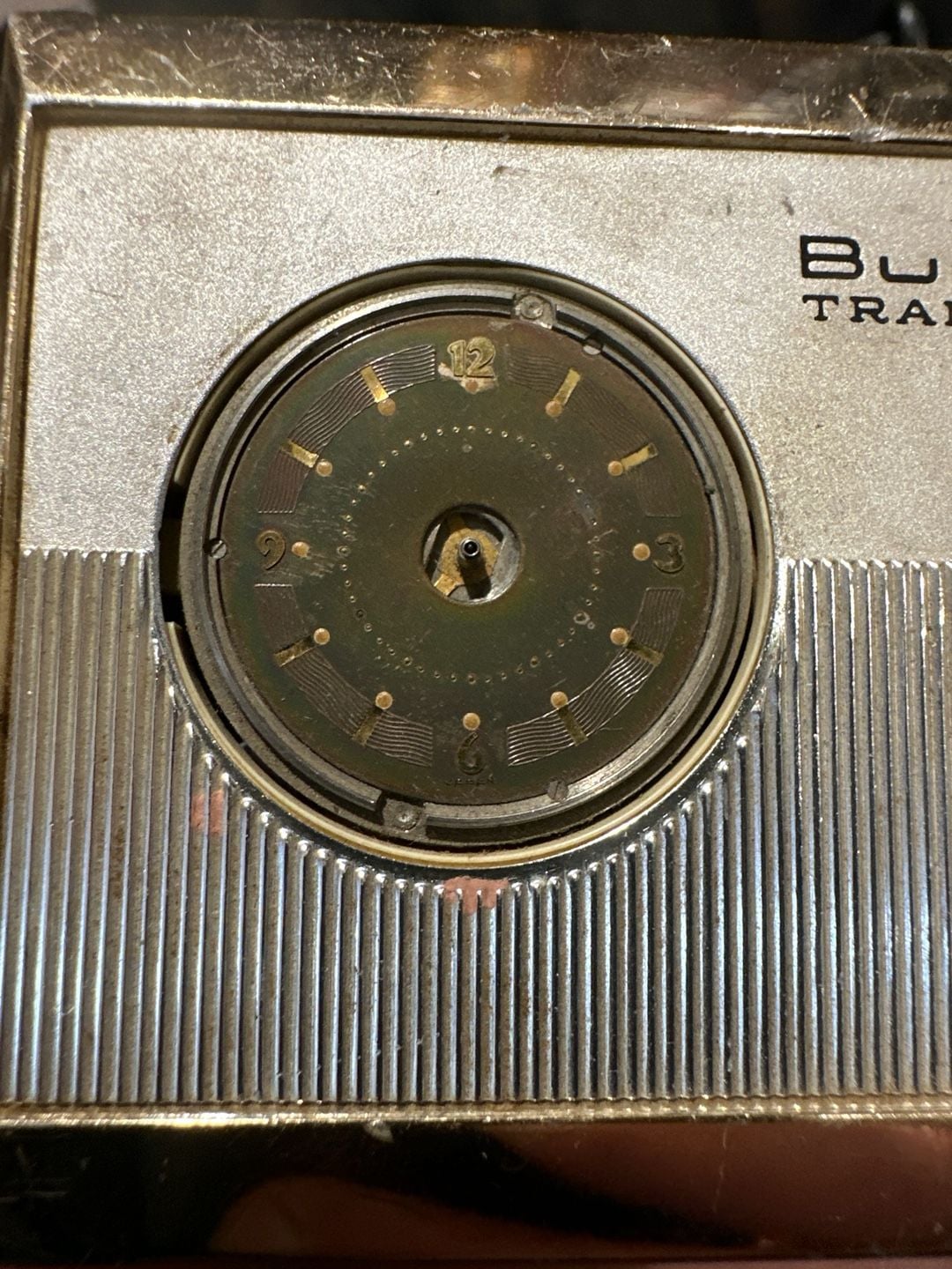 Vintage Bulova 6-Transistor 1-00100E Portable AM Clock Radio 3