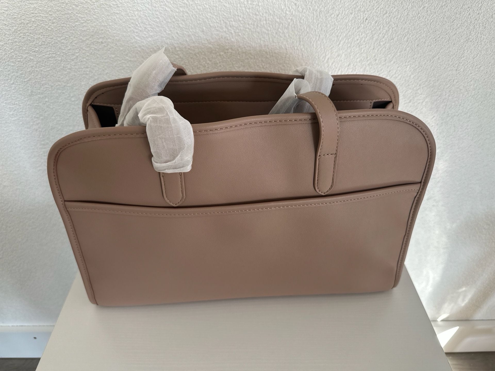 Peech Tote Bag for Women 15.6 Inch, for laptop Computer, Taupe 4