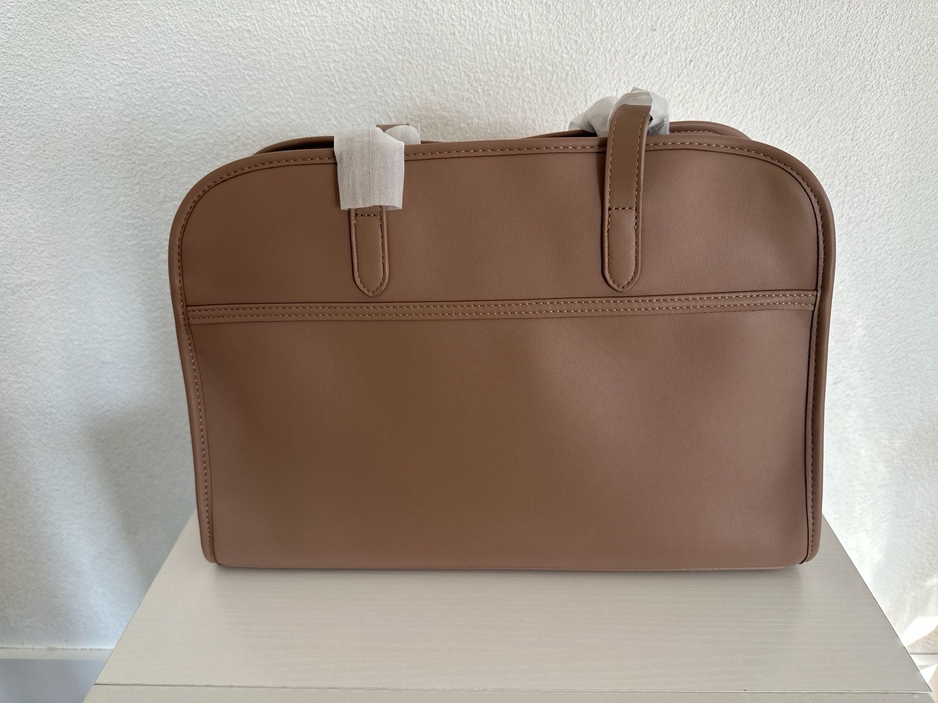 Peech Tote Bag for Women 15.6 Inch, for laptop Computer, Taupe 12