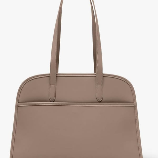 Peech Tote Bag for Women 15.6 Inch, for laptop Computer, Taupe 