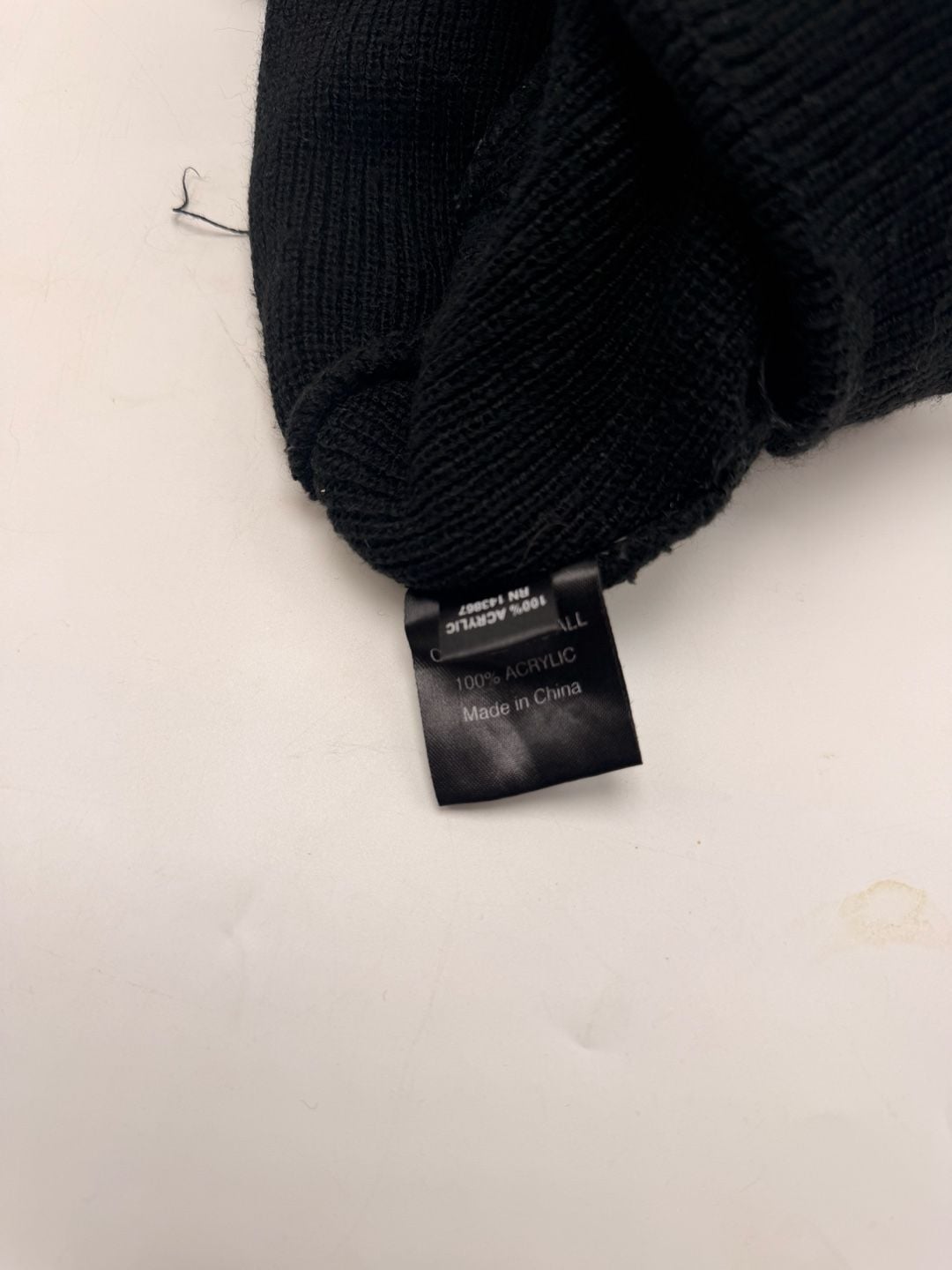 Cookies Original Logo Embroidered Knit Beanie Black/White 3