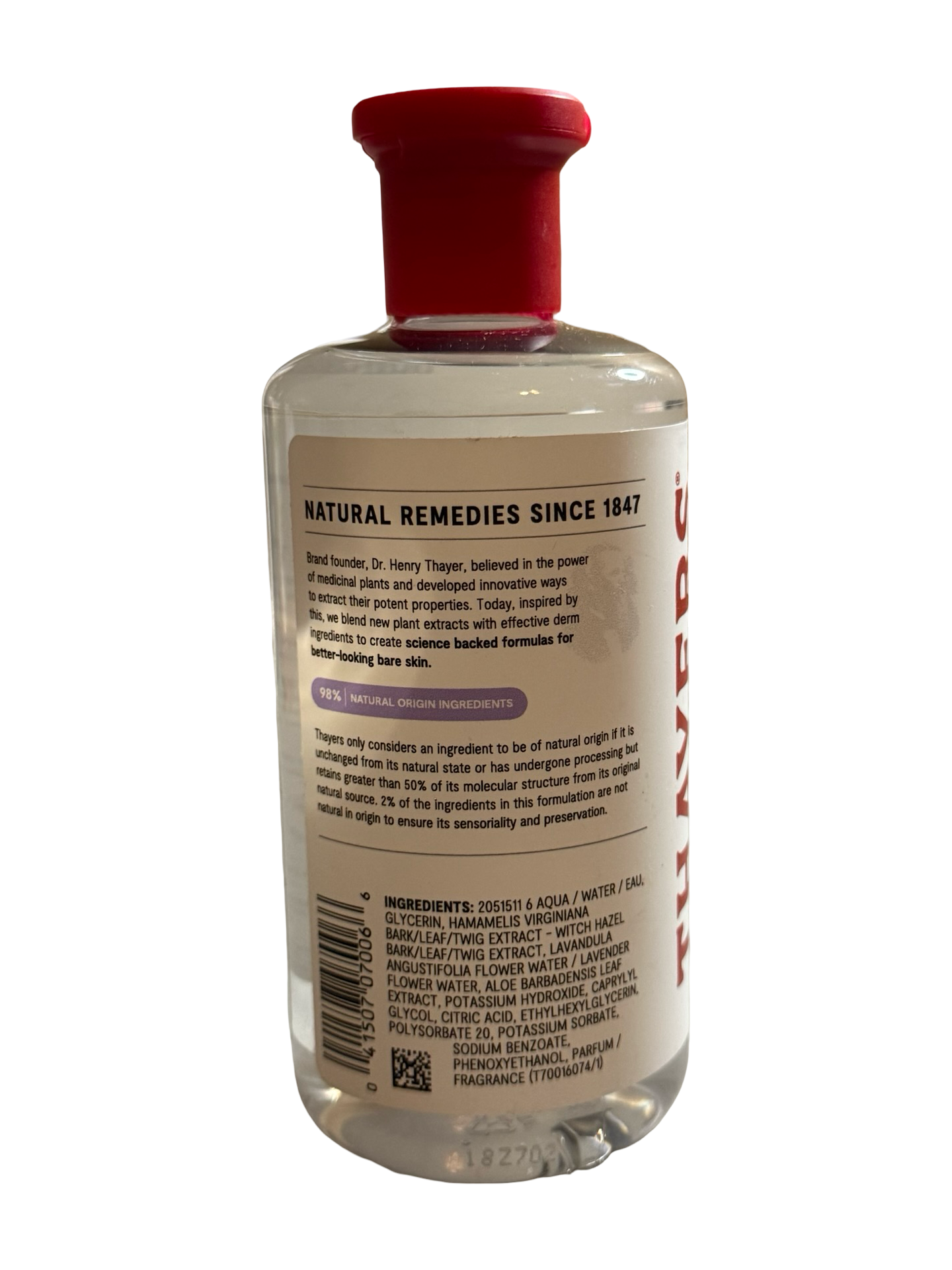 Thayers Lavender Alcohol-Free Facial Toner with Witch Hazel & Aloe Vera 12 fl oz 4