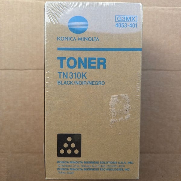 Genuine Konica Minolta TN-310K Black Toner Cartridge 4053-401 for bizhub C350 C351 C450
