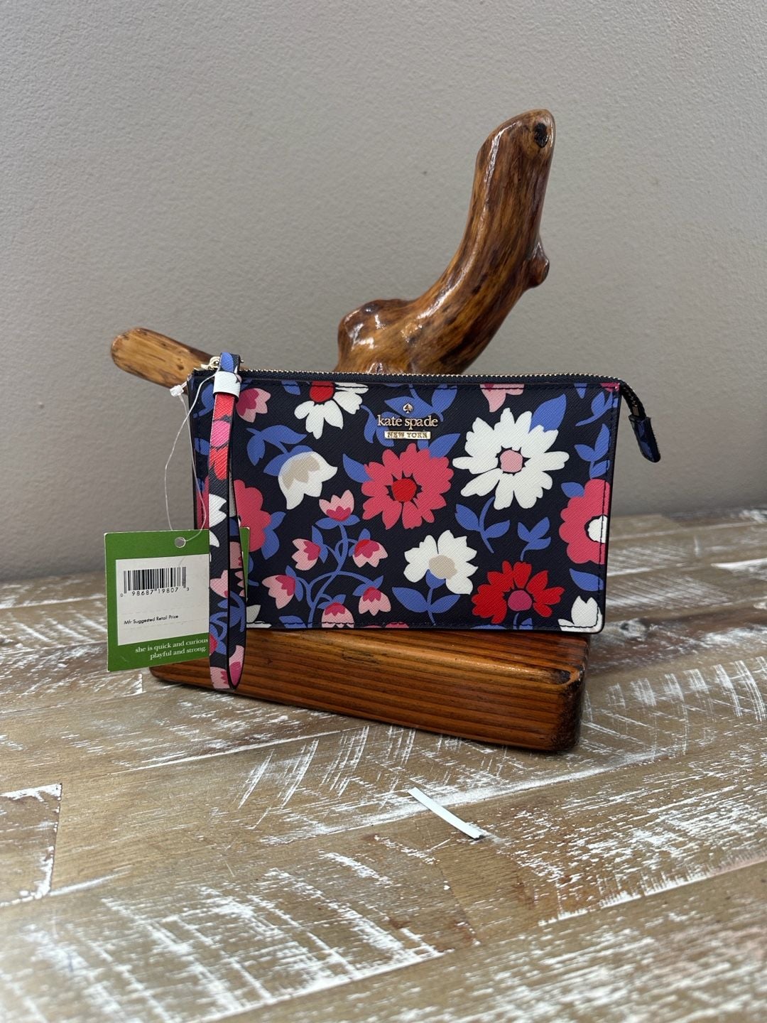 Kate Spade New York Cameron Street Daisy Leila Floral Wristlet 7