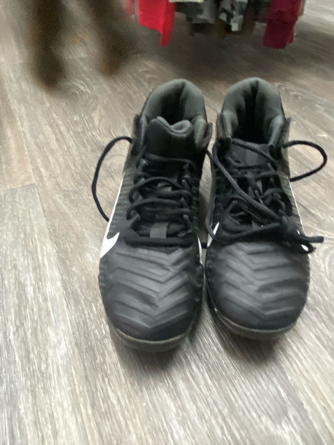 Nike Alpha Fastflex Football Cleats Men's Size 12 (AQ7653-001) Black/White 4