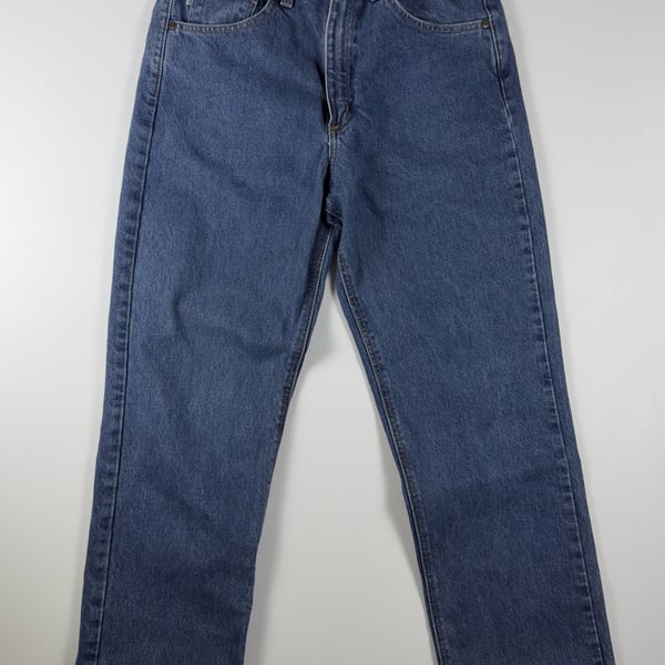 Carhartt B160 DST Relaxed Fit Tapered Leg Denim Jeans 34x30 Vintage Dark Stone