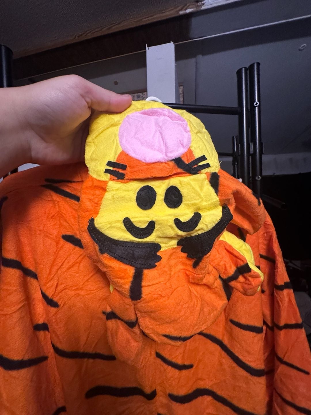 Unisex Adult Tigger Animal Onesie Costume Pajamas XL 7