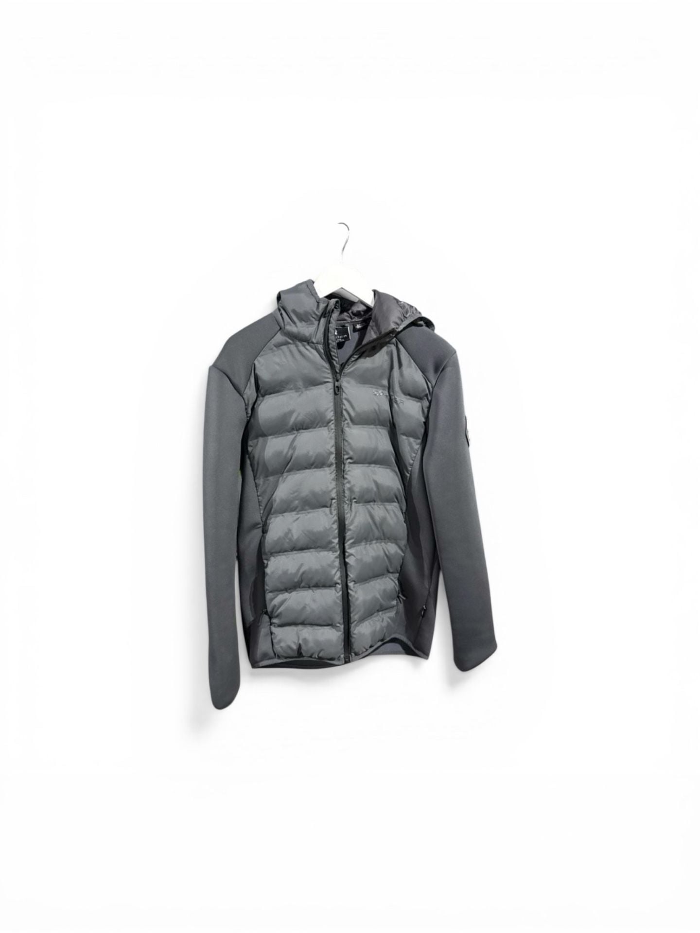Spyder Men's Stealth Full Zip Hybrid Puffer Softshell Jacket 11